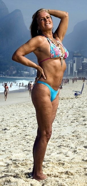 sexy granny in bikini #93574138