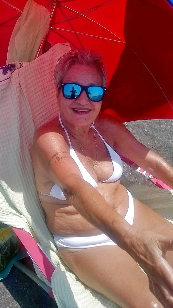 sexy granny in bikini #93574156