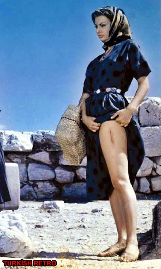 Retro celebrity woman Turkish famous Milf Mature vintage hot #102654614