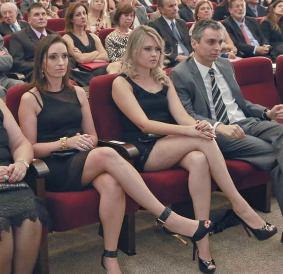 Matures Showing Legs in Audience #90101851
