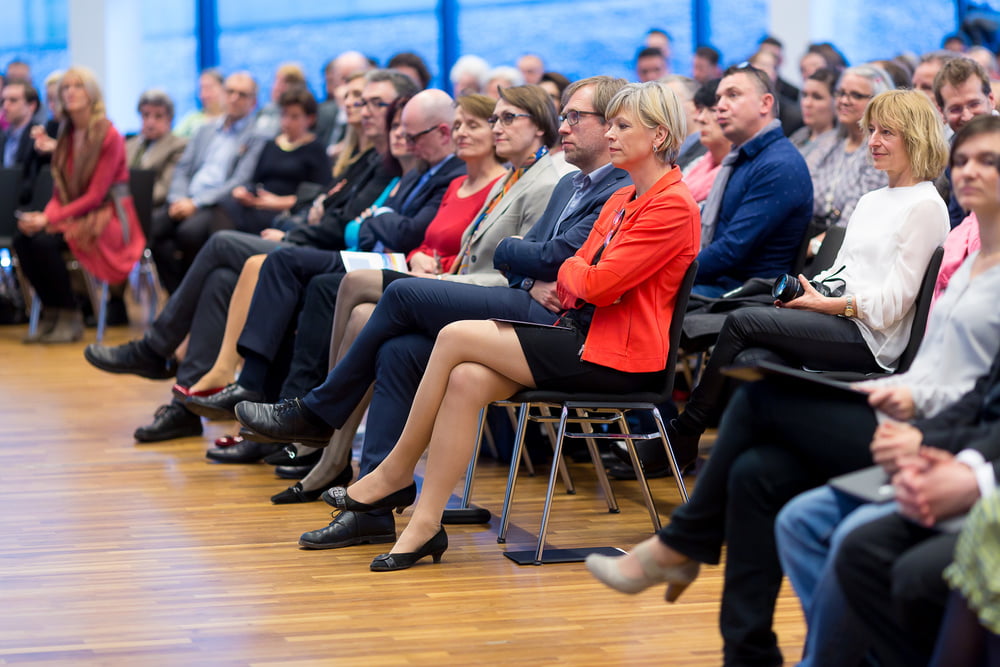 Matures Showing Legs in Audience #90101873