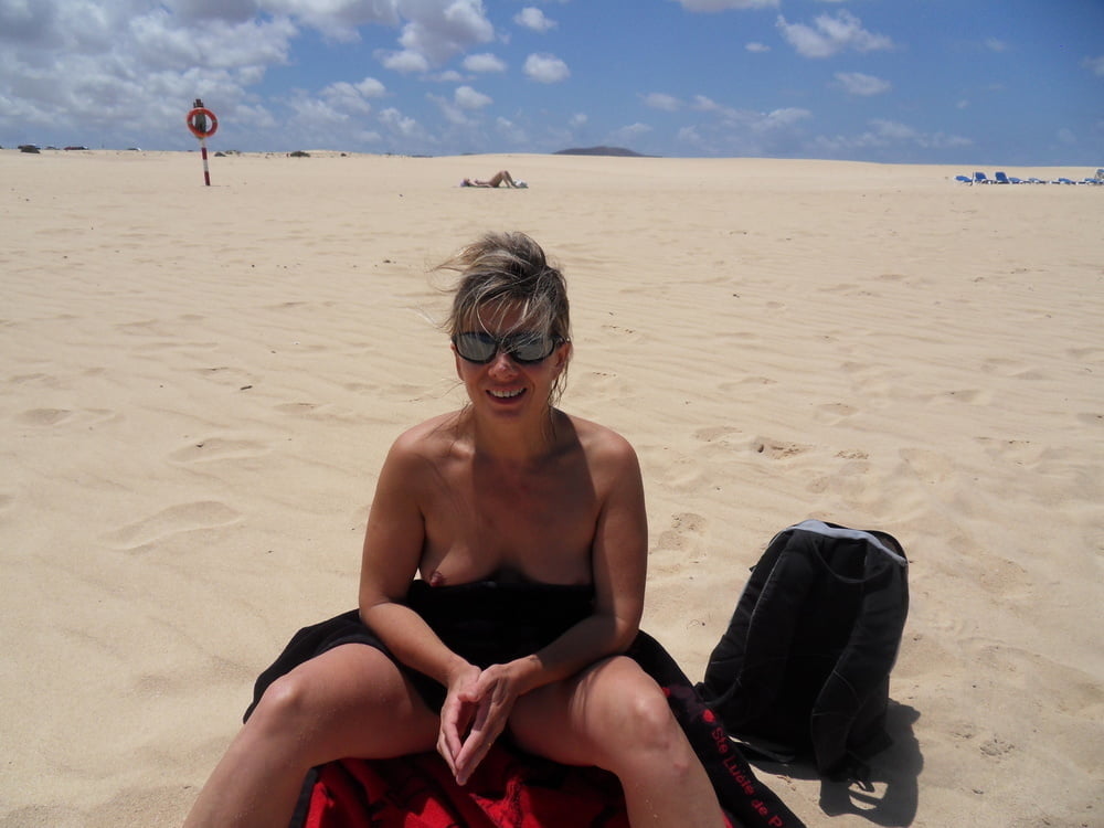 Lisa on vacation in Fuerteventura #95079287