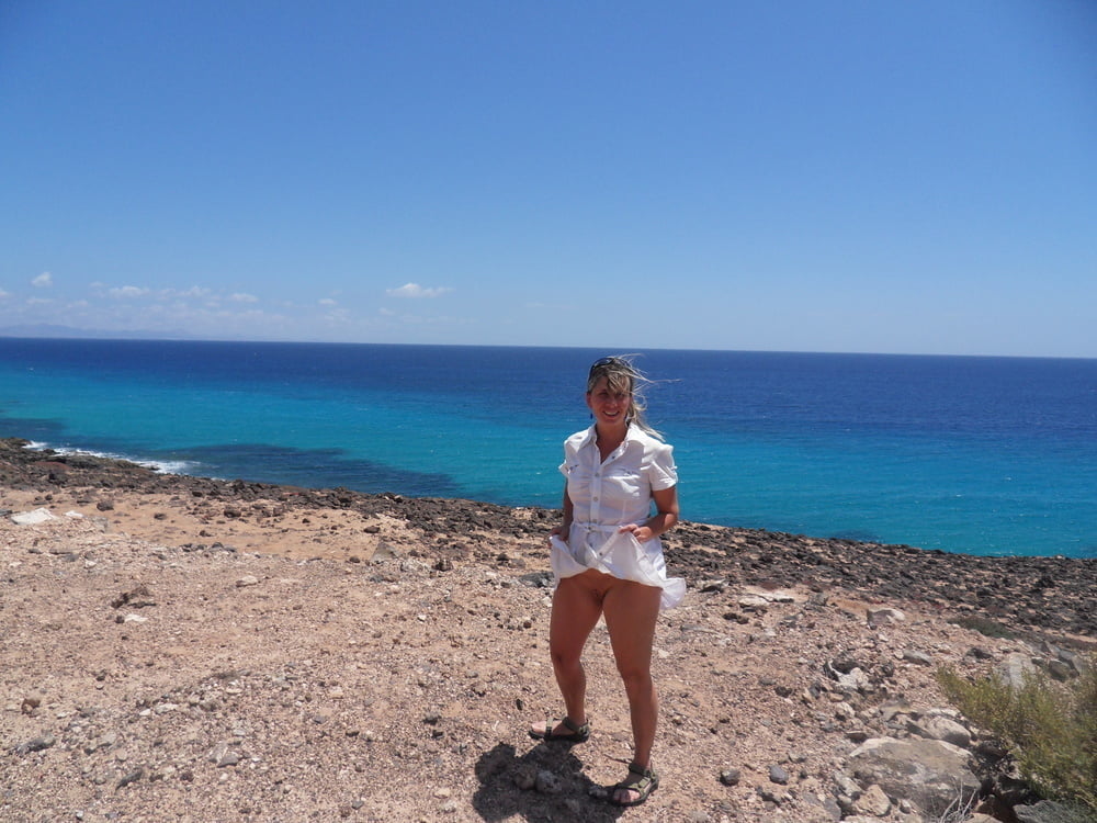 Lisa on vacation in Fuerteventura #95079289