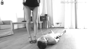 on leash slave domination femdom mistress cage training #103332601