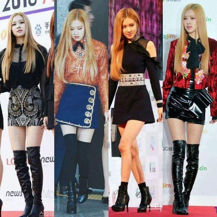 Female Celebrity Boots &amp; Leather - K-Pop #98313307