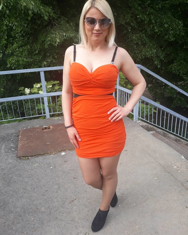 Serbian slut blonde girl big natural tits Jovana Peric #93826703