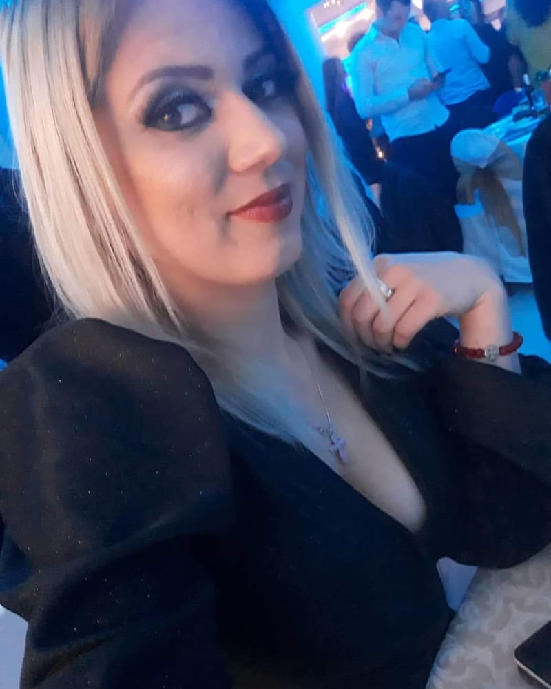 Serbian slut blonde girl big natural tits Jovana Peric #93826789