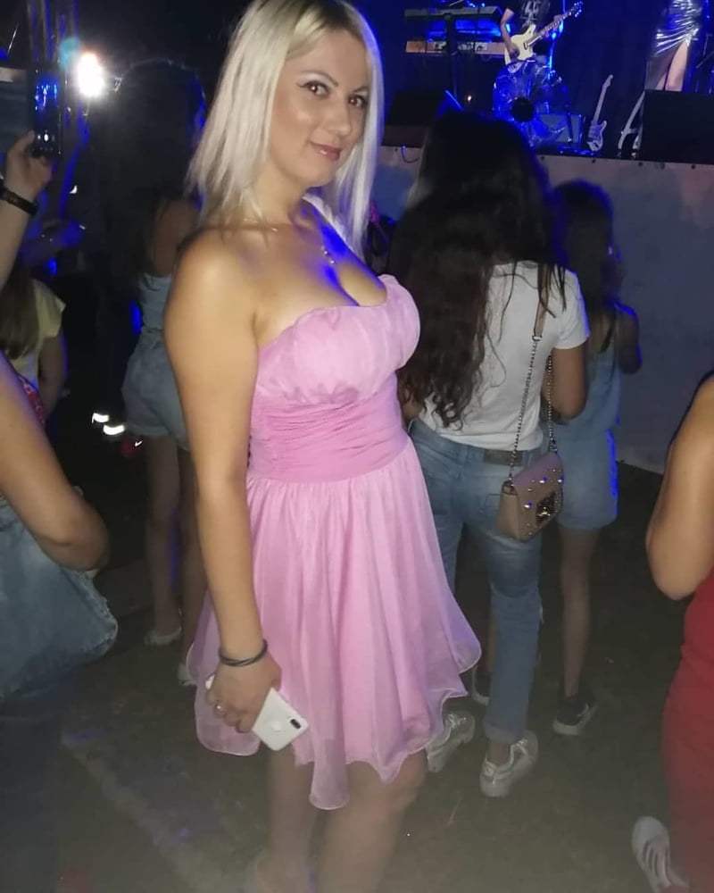 Serbian slut blonde girl big natural tits Jovana Peric #93826804