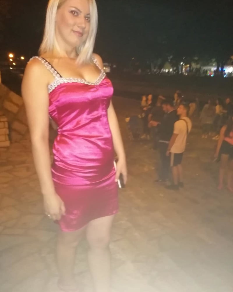 Serbian slut blonde girl big natural tits Jovana Peric #93826813