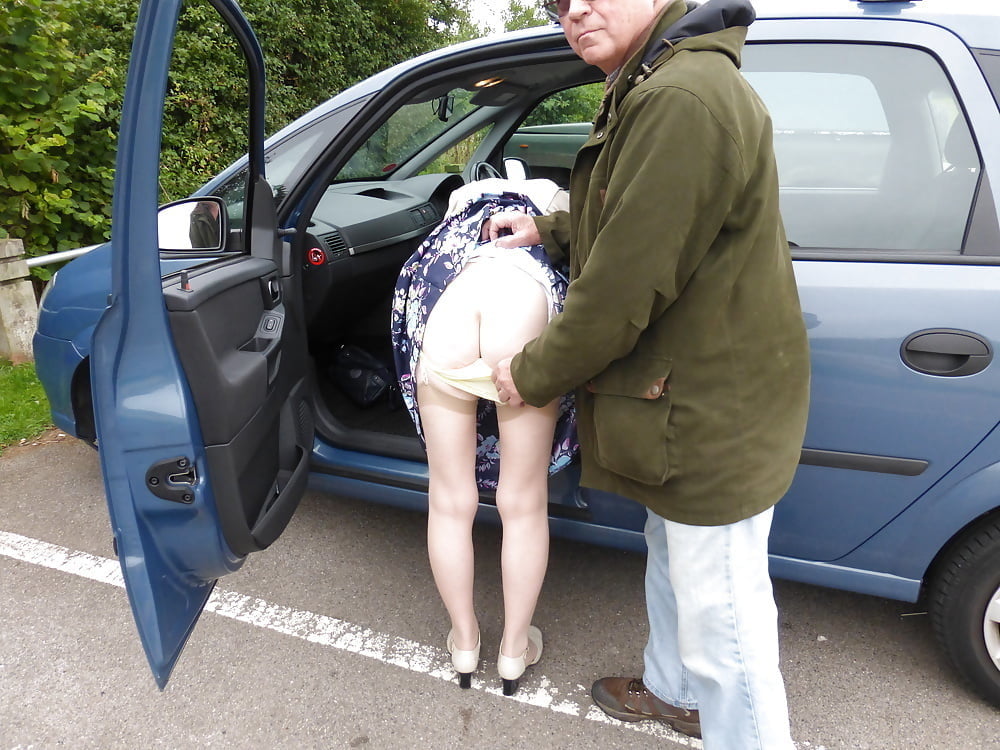 UK GILF Granny slut fingered by stranger in public #90655682