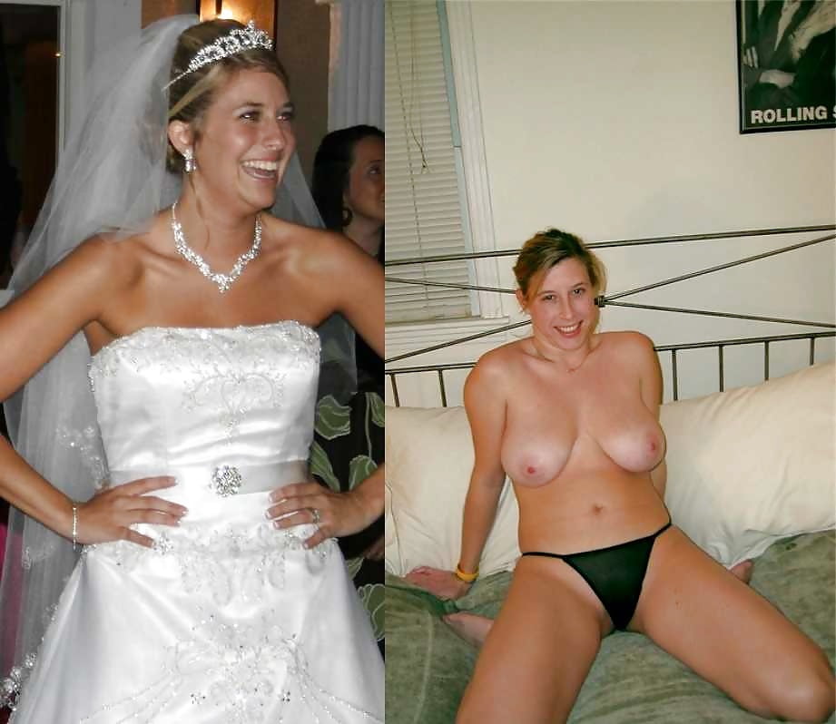 THE BEST Bride sluts dressed and undressed #90787429