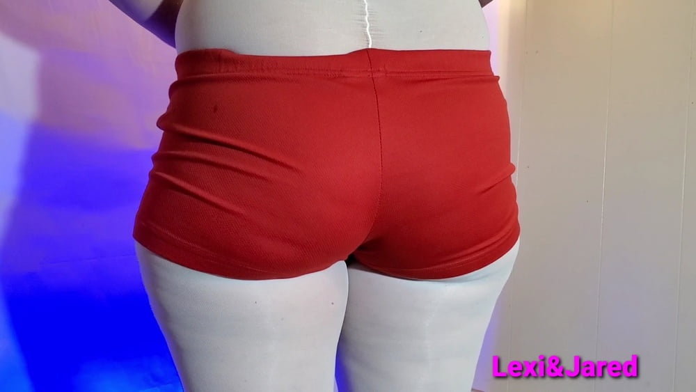 Wide Hips Big Soft Ass in Pantyhose and Booty Shorts #106563740