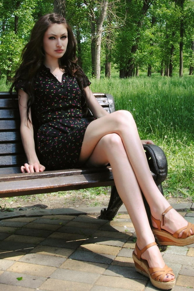 love sexy women on benches #90413267