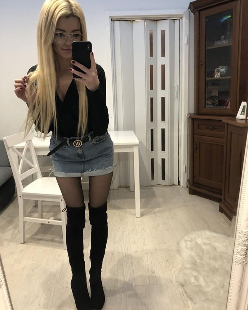 Serbian anal slut (high heels, nylons, long legs, upskirt) #93211219