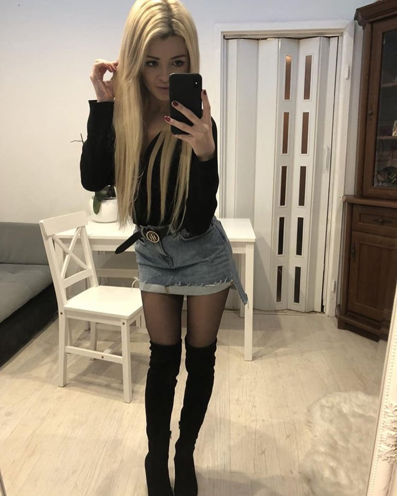 Serbian anal slut (high heels, nylons, long legs, upskirt) #93211221