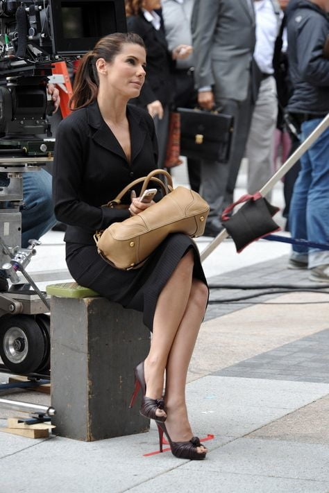 Sandra Bullock sexy in high heels #105269019