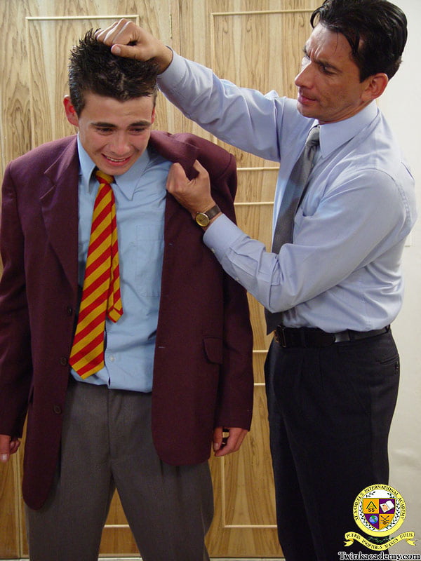 Latino Twink is punished by the Headmaster #107228934