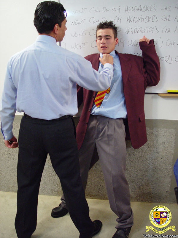 Latino Twink is punished by the Headmaster #107228945