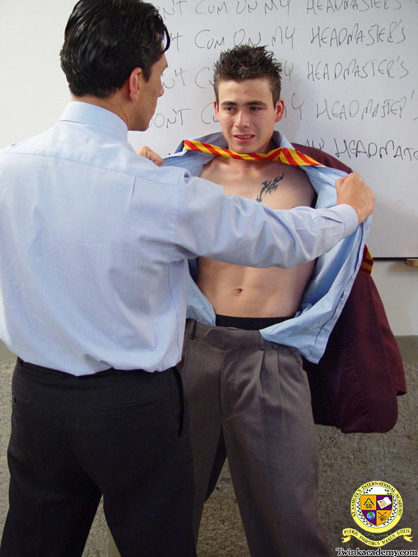 Latino Twink is punished by the Headmaster #107228951