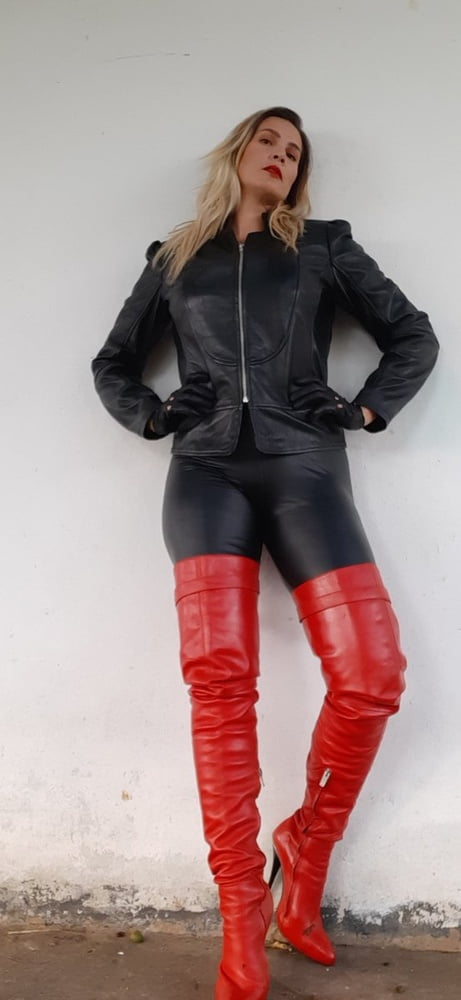 Pvc Boots Leather Latex 122
