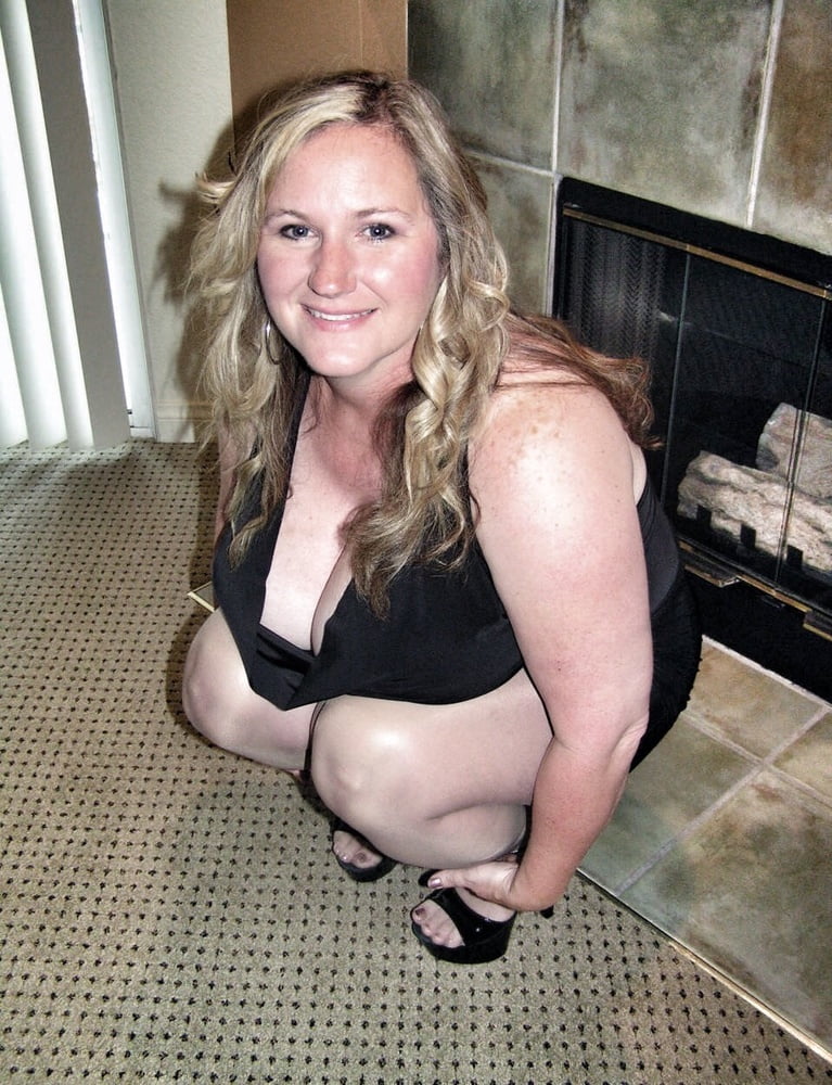 sexy blonde bbw wife in pantyhose #88236660