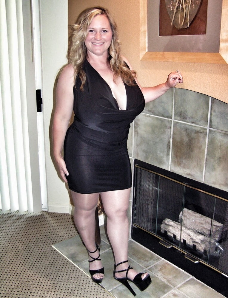 sexy blonde bbw wife in pantyhose #88236668