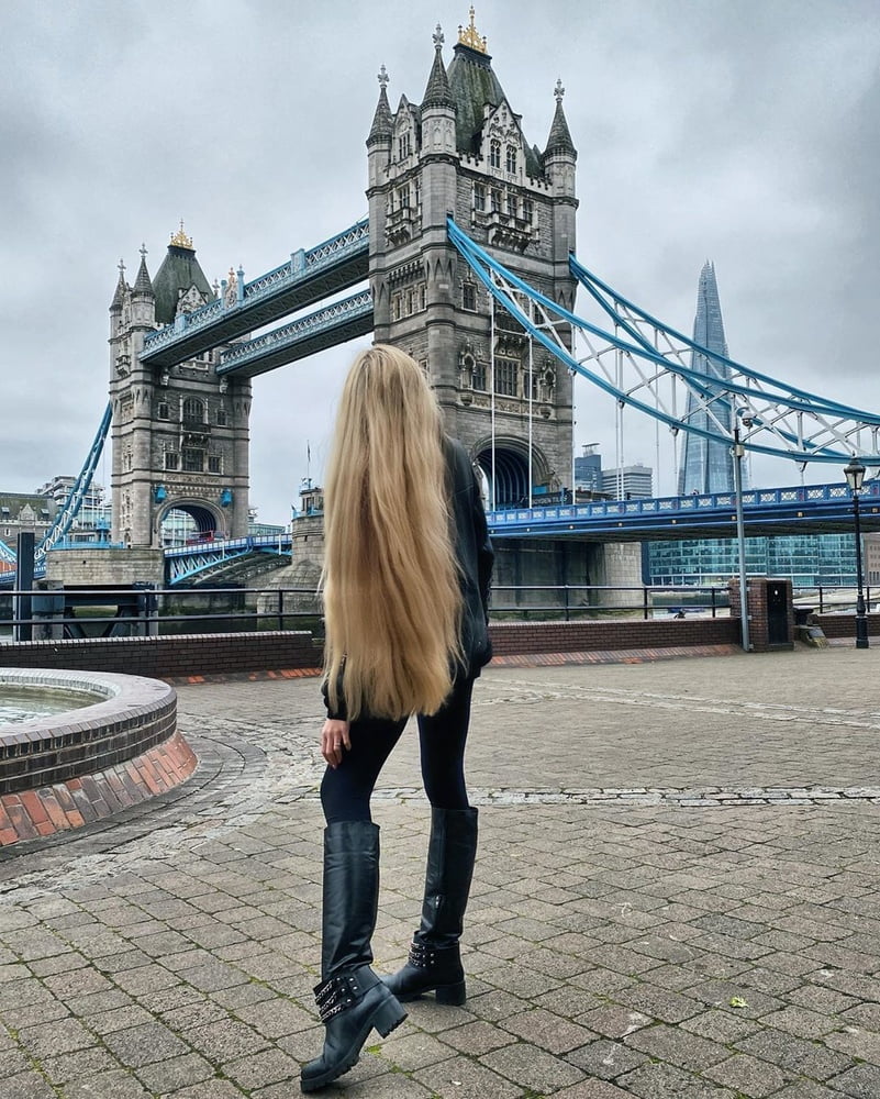 Long Hair Russian Beautiful Girl #95794720