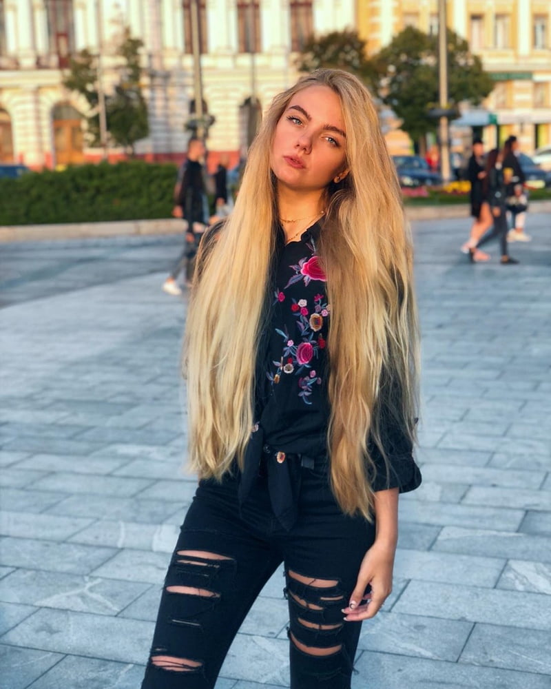 Long Hair Russian Beautiful Girl #95794866