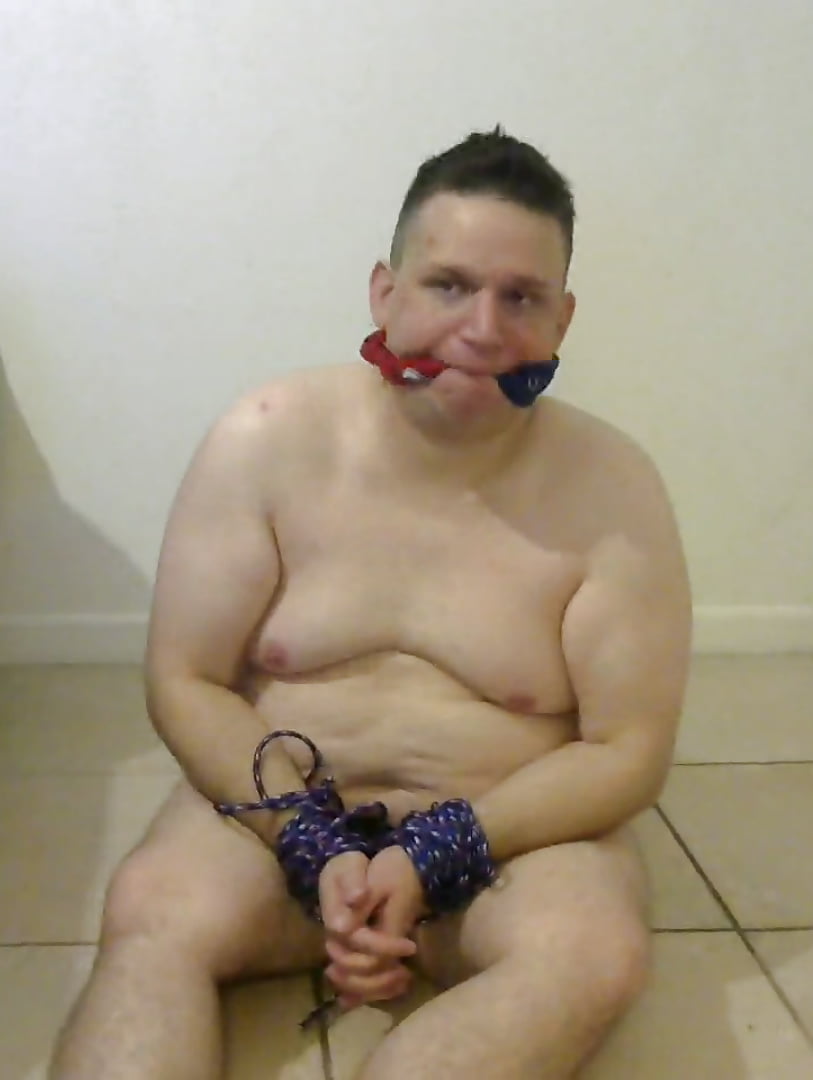 Gay fat boy bound and gagged #106880417