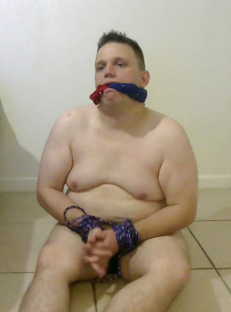 Gay fat boy bound and gagged #106880421
