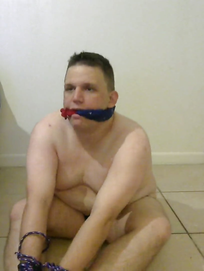 Gay fat boy bound and gagged #106880423