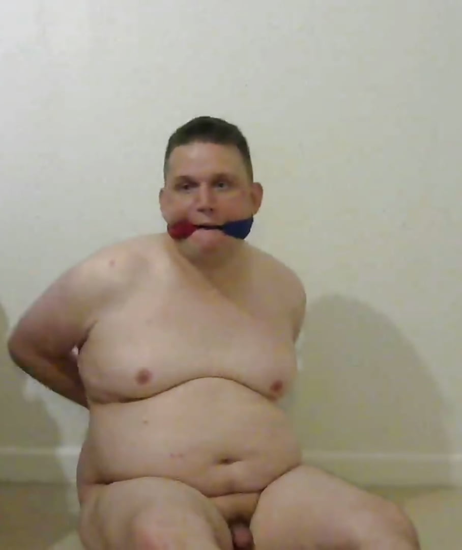 Gay fat boy bound and gagged #106880429