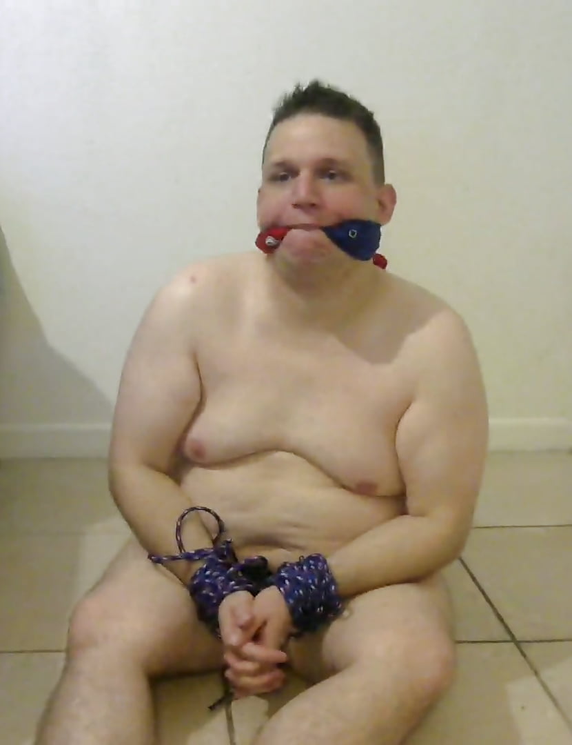 Gay fat boy bound and gagged #106880444