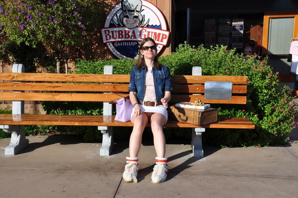 Making Herself Comfortable on Public Benches 02 #93086092