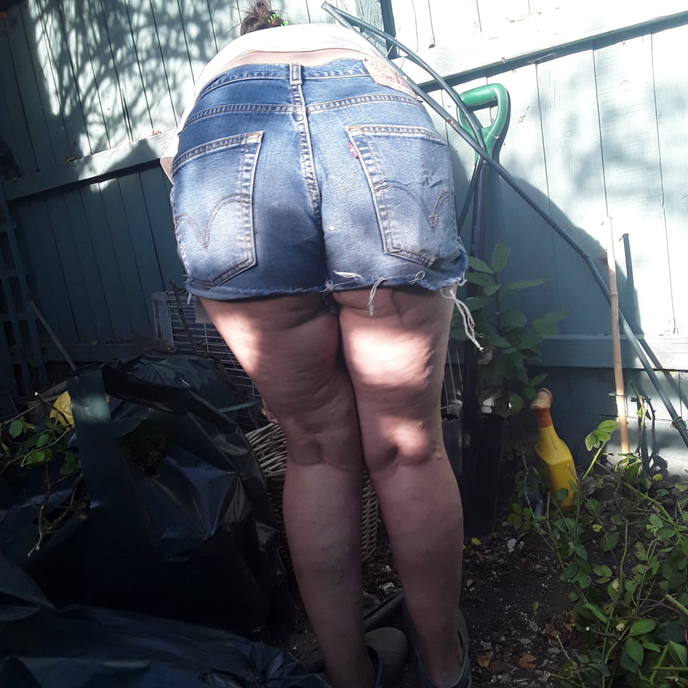 The Mrs in Levis 525 Jean Shorts Daisy Dukes #89878751