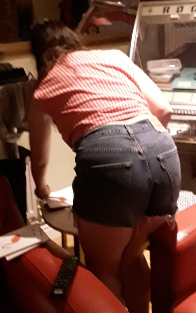 The Mrs in Levis 525 Jean Shorts Daisy Dukes #89878806