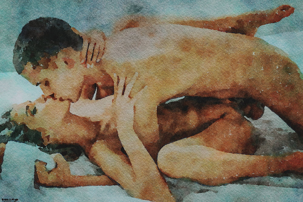 Erotic Digital Watercolor 60 #100194999