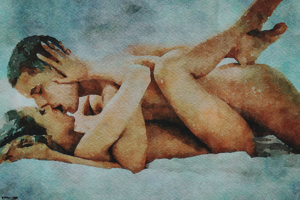 Erotic Digital Watercolor 60 #100195027
