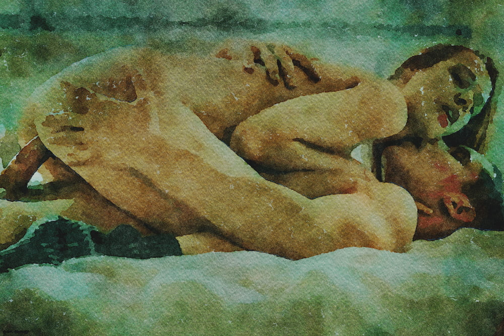 Erotic Digital Watercolor 60 #100195058