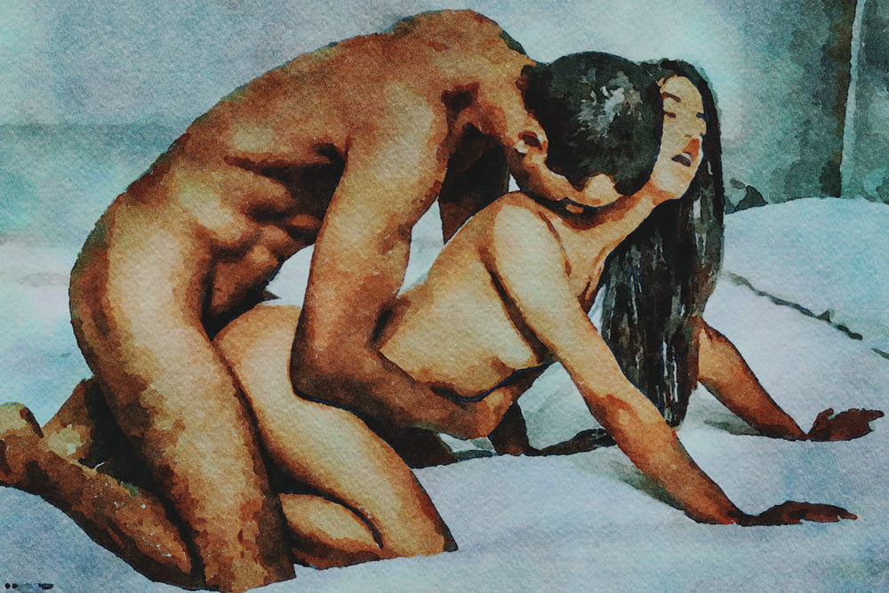 Erotic Digital Watercolor 60 #100195146