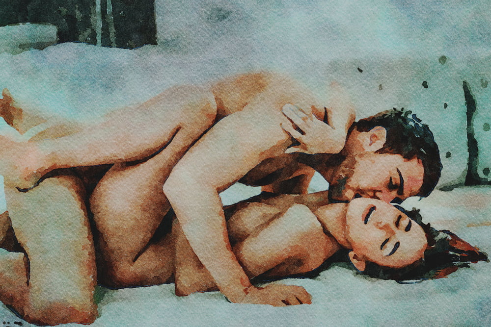 Erotic Digital Watercolor 60 #100195167