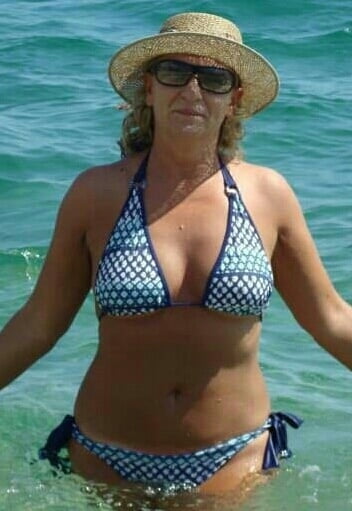 Mature ladies at the beach 5 #99438174