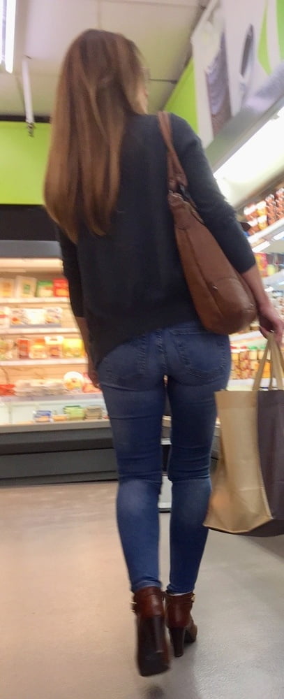 Tight jeans asses #106500973