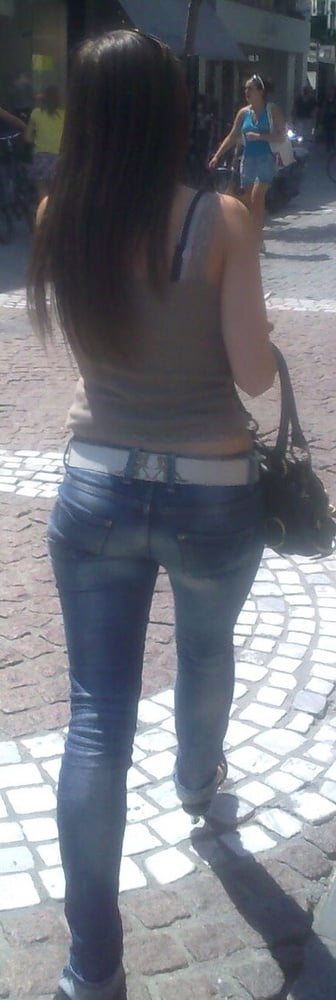 Tight jeans asses #106500992