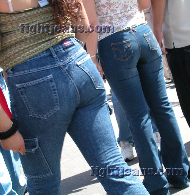 Tight jeans asses #106501029