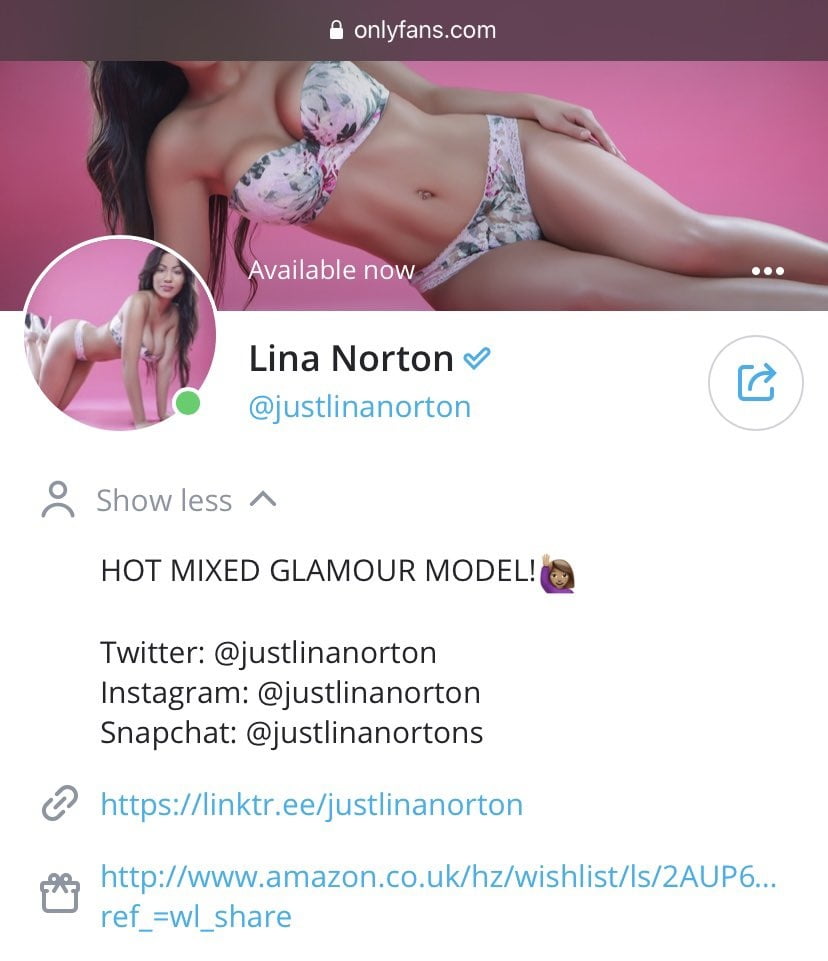 Lina Norton Sexy Glamour Model #90615159