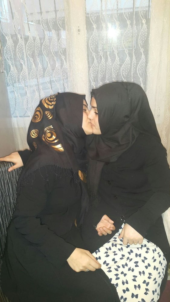 Hijab Lesbians Kisses #94721974