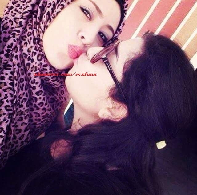 Hijab Lesbians Kisses #94722048