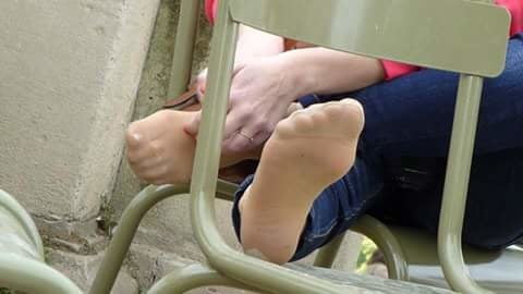 Candid nylon feet facebook 5
 #88071421