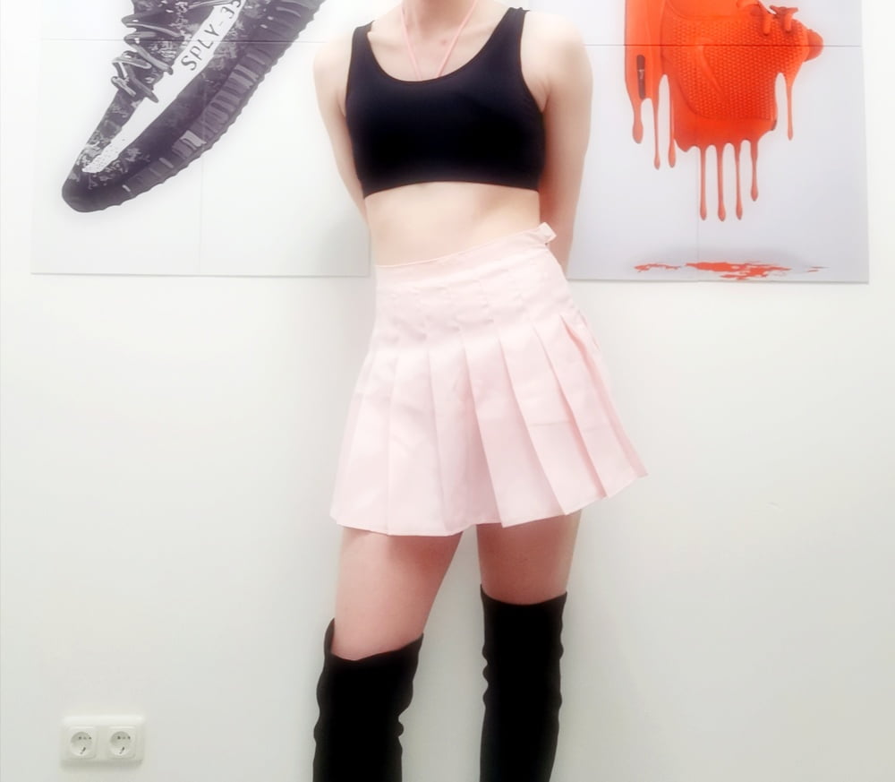 New skirt and also 8 days locked in chastity #106974975